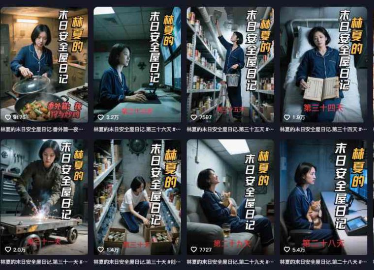 十个作品涨粉近20W!用AI制作末日安全日记连载,日入4位数,评论区爆肝求更新(附详细步骤)——生财有道创业项目网-生财有道