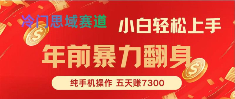 （16881期）年前爆火项目，每单可以赚个300-2000，5天赚了7300_生财有道创业项目网-生财有道