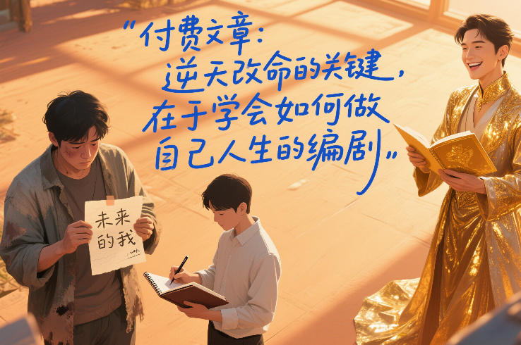 付费文章：逆天改命的关键，在于学会如何做自己人生的编剧——生财有道创业项目网-生财有道