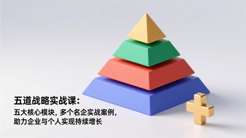 （17095期）五道战略实战课：五大核心模块，多个名企实战案例，助力企业与个人实现持续增长_生财有道创业项目网-生财有道