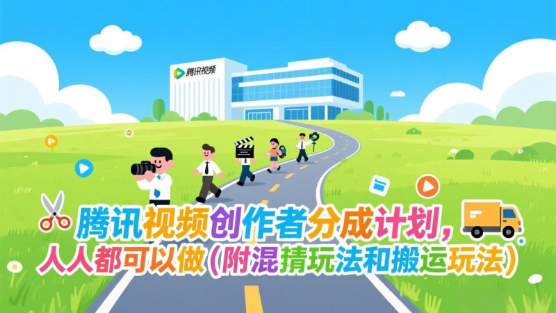 （17137期）腾讯视频创作者分成计划，人人都可以做（附混剪玩法和搬运玩法）_生财有道创业项目网-生财有道