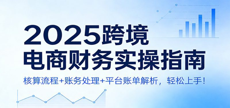 2025跨境电商财务实操指南：核算流程+账务处理+平台账单解析，轻松上手！_生财有道创业网-生财有道