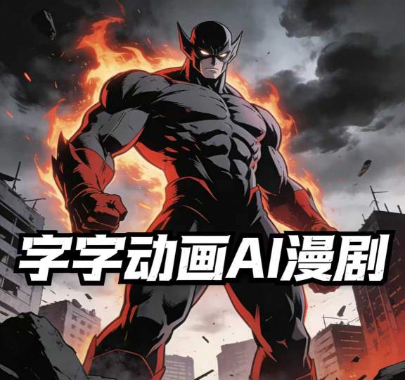 字字动画AI漫剧2026年第1期系统课程，小白看完就能学会实操的漫剧课，单人月收1-3W——生财有道创业项目网-生财有道