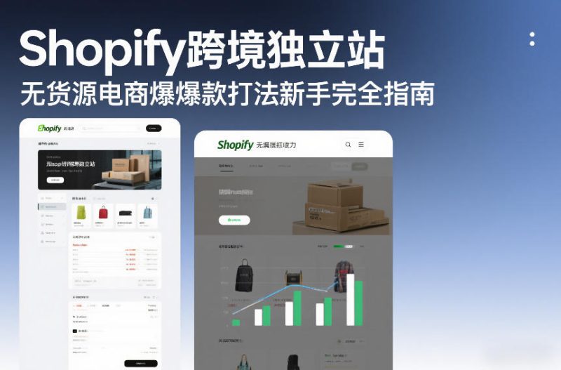 Shopify跨境独立站无货源电商爆款打法新手完全指南——生财有道创业项目网-生财有道