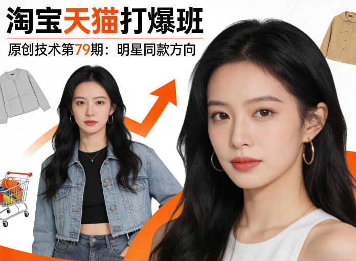 《淘宝天猫打爆班》原创技术第79期：明星同款方向——生财有道创业项目网-生财有道