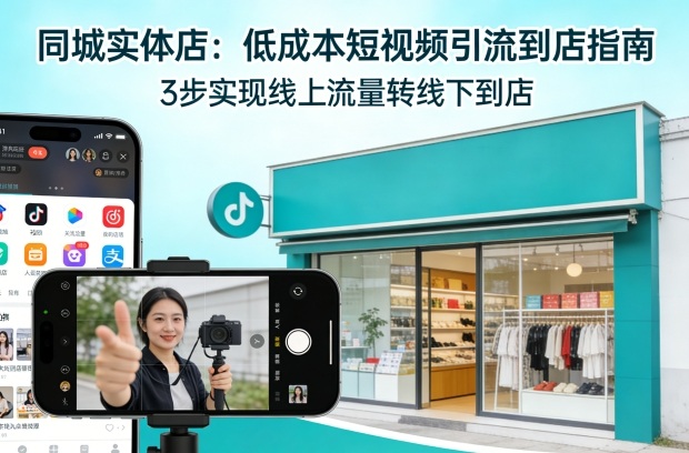 同城实体店,如何低成本把客户从短视频带到线下门店——生财有道创业项目网-生财有道