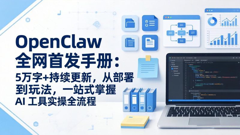 （17611期）OpenClaw 全网首发手册：5万字+持续更新，从部署到玩法，一站式掌握 AI 工具实操全流程_生财有道创业项目网-生财有道