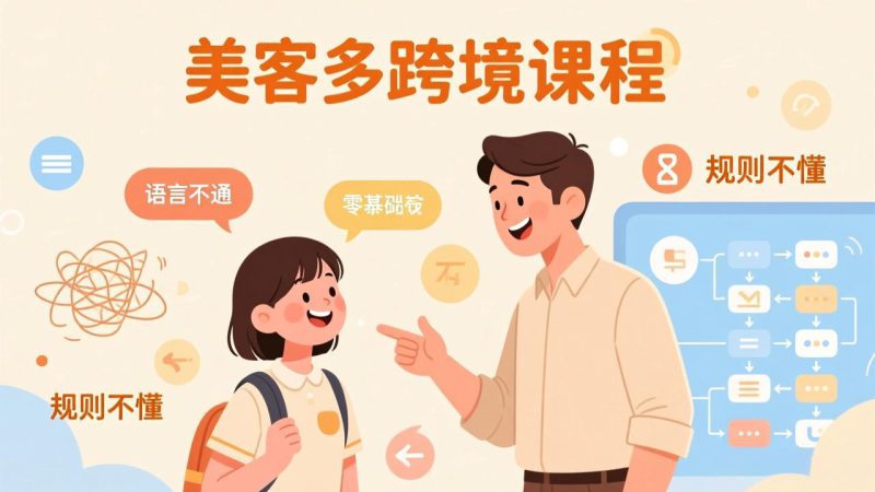 （17503期）怕语言不通、怕不懂规则？零基础小白也能做的美客多跨境课，手把手带你美客多开店稳赚_生财有道创业项目网-生财有道