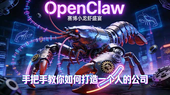 （17684期）OpenClaw，小龙虾-从产品到爆款的成长之路，手把手教你如何打造一个人的公司_生财有道创业项目网-生财有道