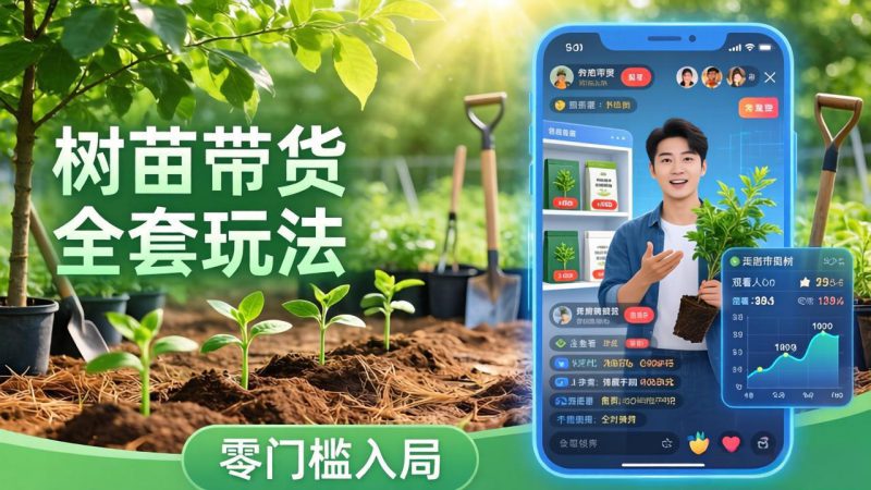 （17729期）视频号AI树苗带货全套玩法：零门槛入局，掌握豆包、千问等AI工具制作树苗视频的全套流程_生财有道创业项目网-生财有道