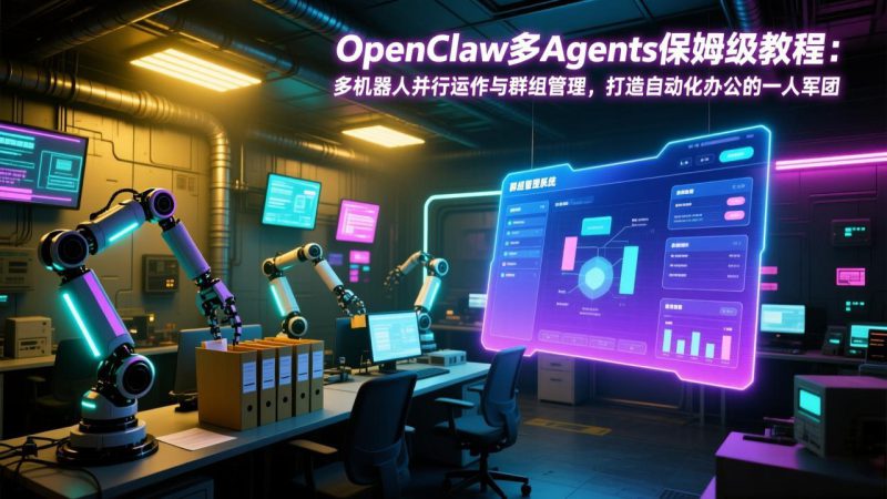 （17563期）OpenClaw多Agents保姆级教程：多机器人并行运作与群组管理，打造自动化办公的一人军团_生财有道创业项目网-生财有道