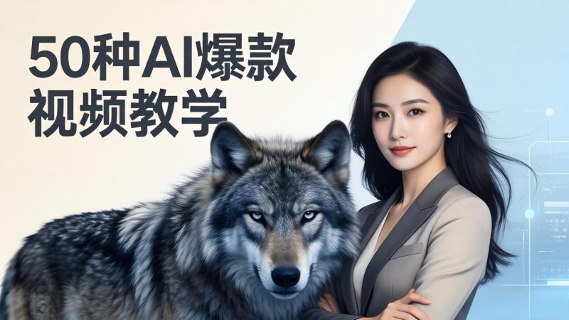 (17815期)50种AI爆款视频教学:影视级古诗词+治愈萌宠+山海经蛟龙,高阶宝典商业落地_生财有道创业项目网-生财有道