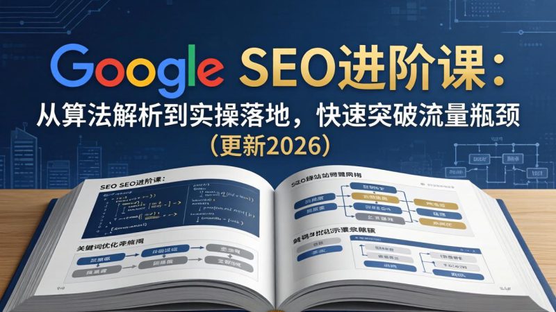 （18048期）Google SEO进阶课：从算法解析到实操落地，快速突破流量瓶颈（更新2026）_生财有道创业项目网-生财有道