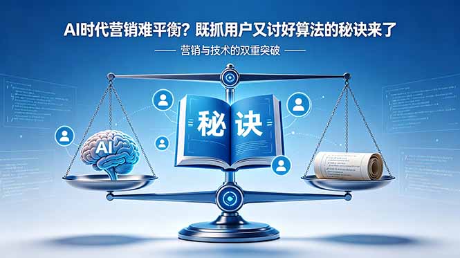 （18600期）AI时代营销难平衡？既抓用户又讨好算法的秘诀来了【原创双语字幕】_生财有道创业项目网-生财有道