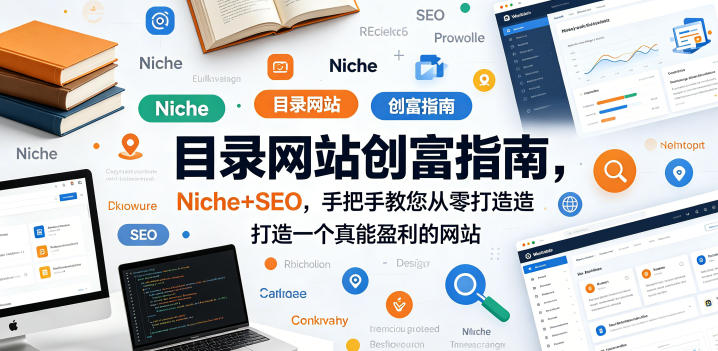 目录网站创富指南，Niche+SEO，手把手教您从零打造打造一个真能盈利的网站【原创双语字幕】——生财有道创业项目网-生财有道