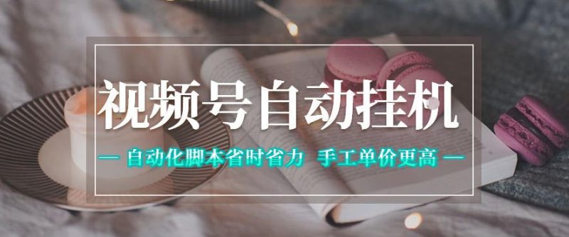 视频号自动挂G项目,自动化脚本省时省力,手工单价更高,日入300+全网最稳【揭秘】——生财有道创业项目网-生财有道