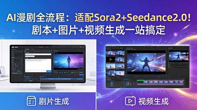 （18400期）AI漫剧全流程：适配Sora2+Seedance2.0！剧本+图片+视频生成一站搞定_生财有道创业项目网-生财有道