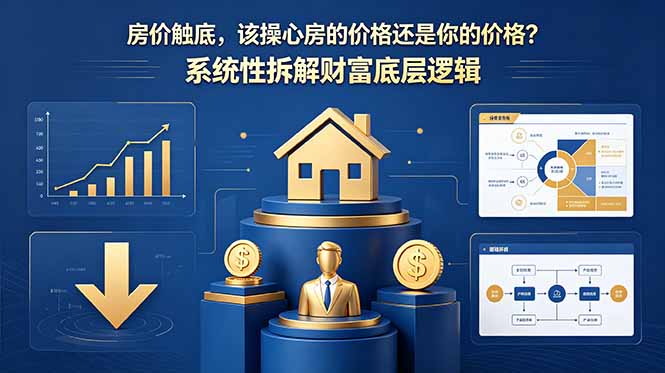 （18602期）付费文章：房价触底，该操心房的价格还是你的价格？系统性拆解财富底层逻辑_生财有道创业项目网-生财有道