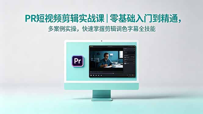 (18633期)PR短视频剪辑实战课|零基础入门到精通,多案例实操,快速掌握剪辑调色字幕全技能_生财有道创业项目网-生财有道
