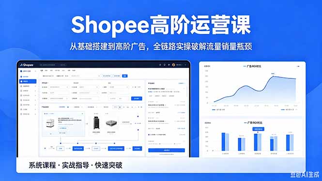 (18499期)Shopee高阶运营课-2026年5月更新,从基础搭建到高阶广告,全链路实操破解流量销量瓶颈_生财有道创业项目网-生财有道