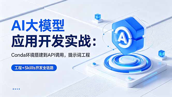 （18518期）AI 大模型应用开发实战：Conda环境搭建到API调用，提示词工程+Skills开发全链路_生财有道创业项目网-生财有道
