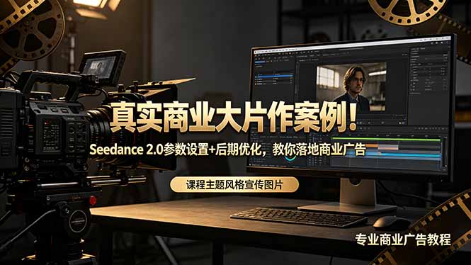 （18484期）真实商业大片作案例！Seedance 2.0参数设置+后期优化，教你落地商业广告_生财有道创业项目网-生财有道