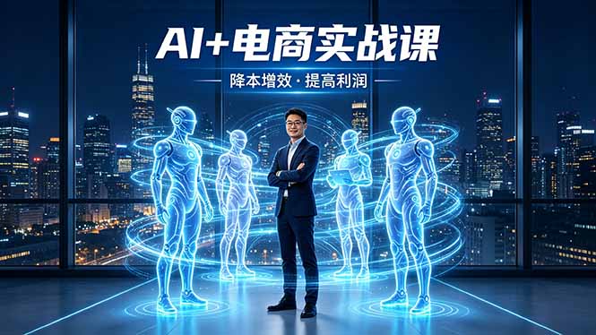 （18328期）AI+电商实战课，1人+N个AI 智能体，把SOP变AI员工，实现降本增效提高利润_生财有道创业项目网-生财有道