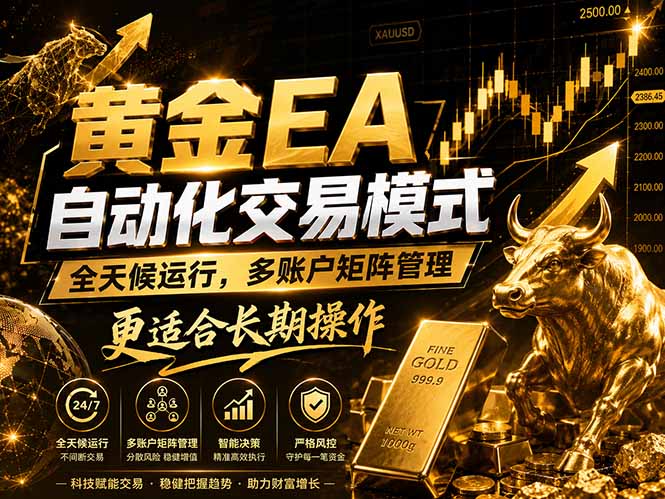 （18509期）黄金EA量化：多窗口矩阵稳定运行，系统自动执行，收益空间持续放大_生财有道创业项目网-生财有道