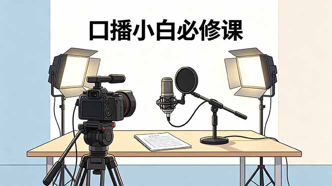 （18428期）口播小白必修课：录像收音灯光设备+脚本撰写，搭专业级录制场景_生财有道创业项目网-生财有道