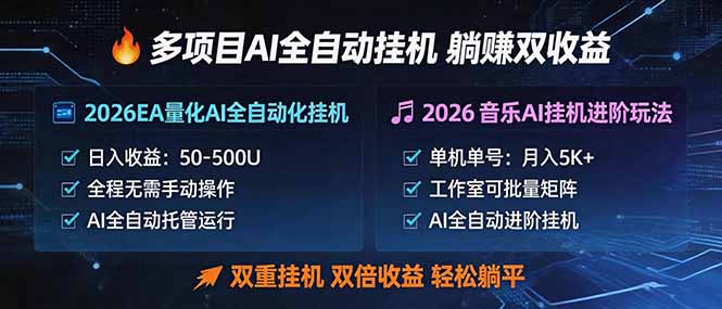 （18380期）多项目AI自动挂机玩法：双重挂机，双倍收益，轻松躺平_生财有道创业项目网-生财有道