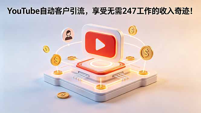 （18658期）YouTube 自动客户引流，享受无需 247 工作的收入奇迹！【原创双语字幕】_生财有道创业项目网-生财有道