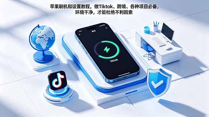 （18558期）苹果刷机和设置教程，做Tiktok、跨境、各种项目必备，环境干净，才能杜绝不利因素_生财有道创业项目网-生财有道