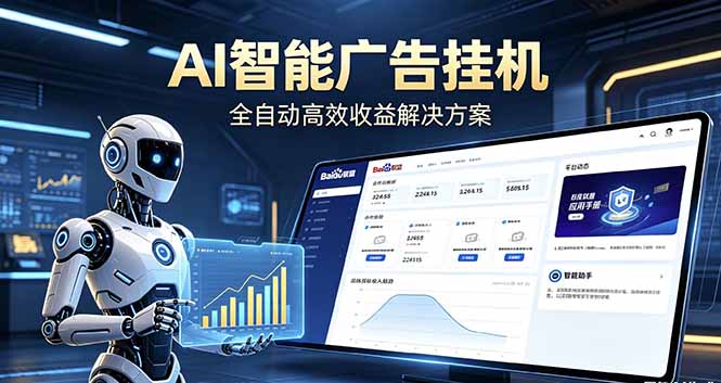 （18661期）Ai智能广告挂机 别再瞎折腾了！这个全自动挂机项目，新手当天见钱，告别频繁换项目的烦恼_生财有道创业项目网-生财有道