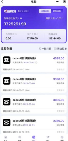 海外TikTok剪映cupcut拉新，市场广阔，潜力巨大，月入1w+，适合TK创作者的新机会——生财有道创业项目网-生财有道