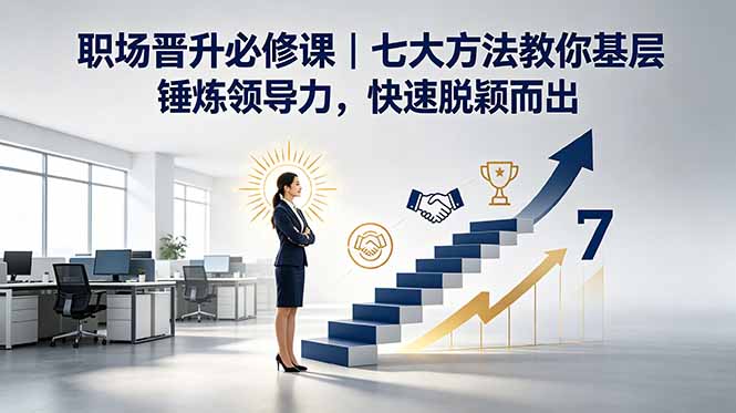 （18629期）付费文章：职场晋升必修课｜七大方法教你基层锤炼领导力，快速脱颖而出_生财有道创业项目网-生财有道