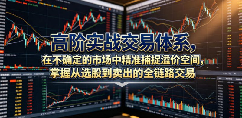 高阶实战交易体系，在不确定的市场中精准捕捉溢价空间，掌握从选股到卖出的全链路交易心法（更新6月）——生财有道创业项目网-生财有道