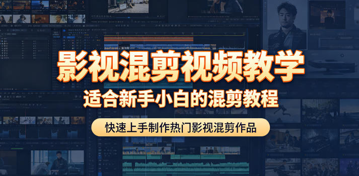 影视混剪视频教学，适合新手小白的混剪教程，快速上手制作热门影视混剪作品——生财有道创业项目网-生财有道
