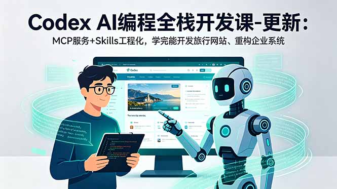 （18858期）Codex AI编程全栈开发课-更新：MCP服务+Skills工程化，学完能开发旅行网站、重构企业系统_生财有道创业项目网-生财有道