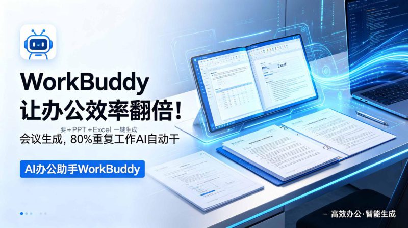 （18859期）WorkBuddy让办公效率翻倍！会议纪要+PPT+Excel一键生成，80%重复工作AI自动干_生财有道创业项目网-生财有道
