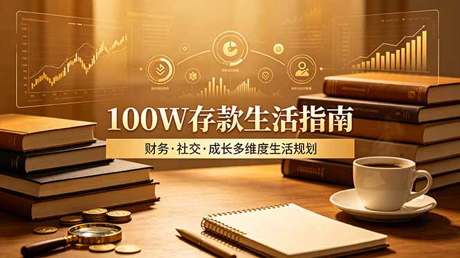 （19121期）付费文章：100W存款生活指南，如何从财务、社交、成长等维度规划自己的生活_生财有道创业项目网-生财有道