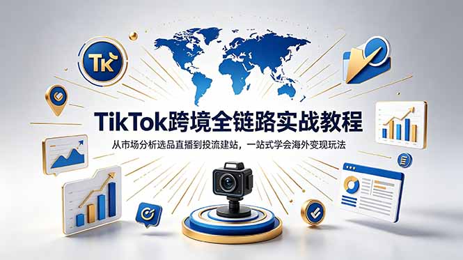 (18805期)TikTok+独立站跨境基础全套教程,拆解平台盈利逻辑,新手从零跑通变现全流程_生财有道创业项目网-生财有道