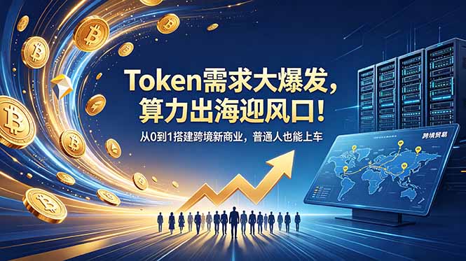 （18889期）Token需求大爆发，算力出海迎风口！从0到1搭建跨境新商业，普通人也能上车_生财有道创业项目网-生财有道