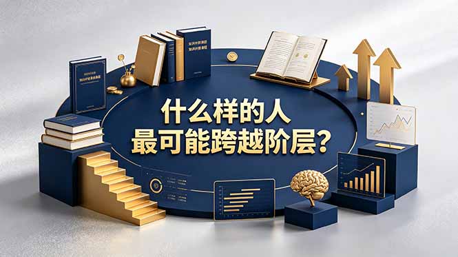 （19014期）付费文章：什么样的人最可能跨越阶层？具备这五种特质，普通人也能顺利跨越阶层_生财有道创业项目网-生财有道