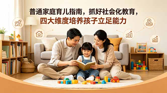 （18755期）付费文章：普通家庭育儿指南，抓好社会化教育，四大维度培养孩子立足能力_生财有道创业项目网-生财有道