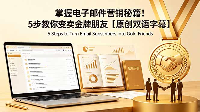 （18923期）掌握电子邮件营销秘籍！5步教你变卖金牌朋友【原创双语字幕】_生财有道创业项目网-生财有道