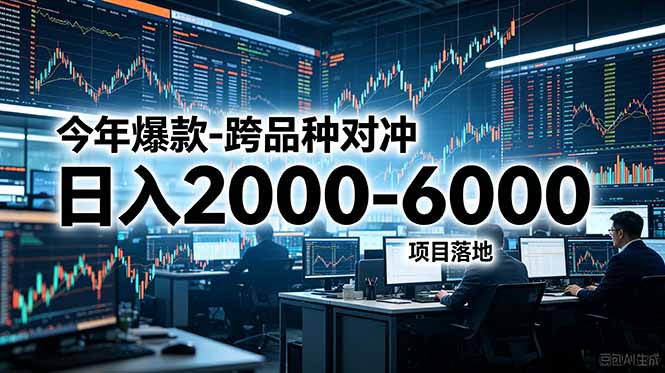 （18918期）今年爆款-跨品种对冲日入2000-6000，项目落地！_生财有道创业项目网-生财有道