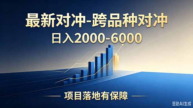 （18843期）跨品种对冲震撼首发！日收益2000-6000+，项目绿色长久，安全稳健，合规靠谱，可批量放大_生财有道创业项目网-生财有道