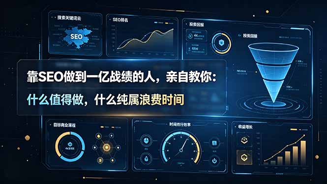 （19197期）靠SEO做到一亿战绩的人，亲自教你：什么值得做，什么纯属浪费时间【原创双语字幕】_生财有道创业项目网-生财有道