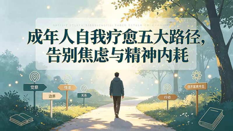 （19516期）付费文章：成年人自我疗愈五大路径，告别焦虑与精神内耗_生财有道创业项目网-生财有道