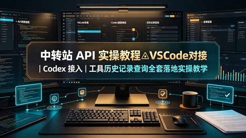 （19520期）中转站 API 实操教程△VSCode 对接｜Codex 接入｜工具历史记录查询全套落地实操教学_生财有道创业项目网-生财有道